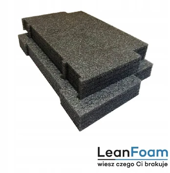 Leanfoam Grafito spalvos putplasčio įdėklas Qbrick System Pro Cart 2.0 užpildui