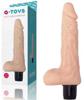 Toyfa A-TOYS, Realistic Multi-Speed vibrator,, TPE, vibration modes, 14cm