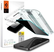 Grūdintas stiklas SPIGEN GLAS.TR EZ FIT IPHONE 15 PRO MAX PRIVATUMAS kaina