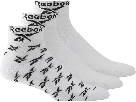 Reebok Kojinės Cl Fo Ankle Sock 3P Baltas