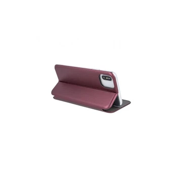 Dėklas Book Elegance Samsung A566 A56 5G tamsiai raudonas