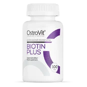 Maisto papildas OstroVit Biotin Plus, 100 tablečių kaina