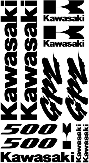 Kawasaki GPZ 500 motociklo lipdukai