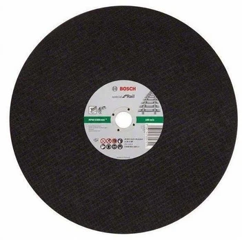 Bosch Bėgių pjovimo diskas 335*4.0*25.4
