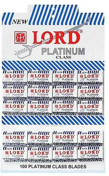 Skutimosi peiliukai Lord Platinum, 100 vnt