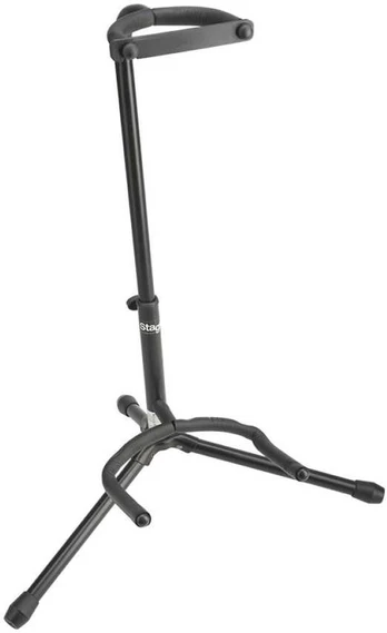 Stovas gitarai Stagg SG-A100BK, su laikikliu