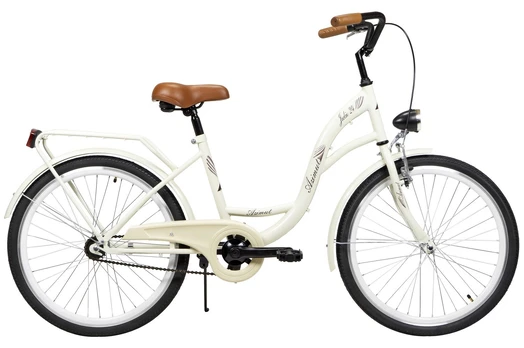 Dviratis AZIMUT Julie 24" 2023 light cream