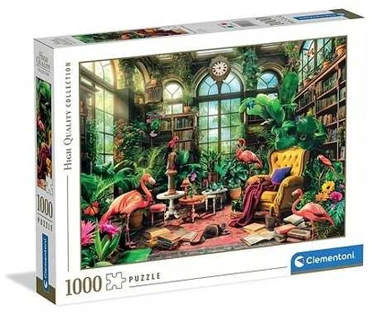 Clementoni CLE puzzle 1000 HQ The Greenhouse Library 39889