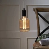 LED lempa NGC Stripe E27 1W 1800K gintaro spalvos