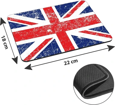 Neopreninis Pedea Design pelės kilimėlis Union Jack
