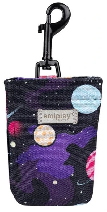 Šunų ekskrementų maišelių dėklas Amiplay BeSpace, mėlyna/violetinė