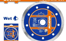 Deimantinis pjovimo diskas WADFOW, šlapiam pjovimui, 230x22.2 mm, segmento plotis 5 mm, WDC2K05 kaina