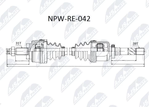 Pusašis NTY NPW-RE-042