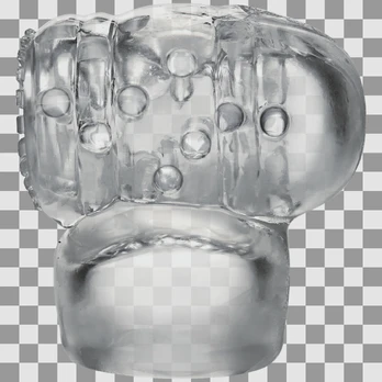 Doc Johnson Cock Teaser Wand Attachment Clear - Textured Accessory