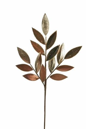 Artificial branch. laurel medžio. auksinis col.. 73 cm