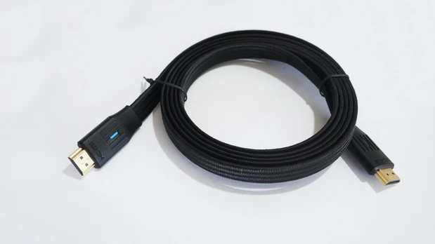 HDMI Cable v 2.1 flat black 2m