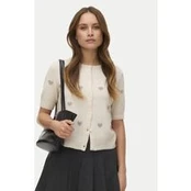 Vero Moda Kardiganas Doffy 10330795 Smėlio Regular Fit
