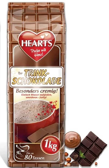 Šokoladinis gėrimas HEARTS, 1kg