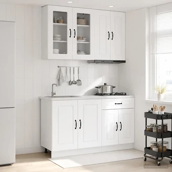 Virtuvės vienetas KALMAR 4 pcs Balta Apdirbta mediena