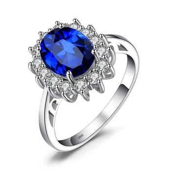 Sidabrinis žiedas Blue Gem