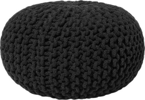 Beliani Puf 40 x 25 cm juodas CONRAD
