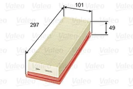 Oro filtras VALEO 585025 kaina