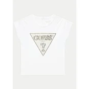 Guess Marškinėliai K5GI12 K6YW4 Balta Boxy Fit