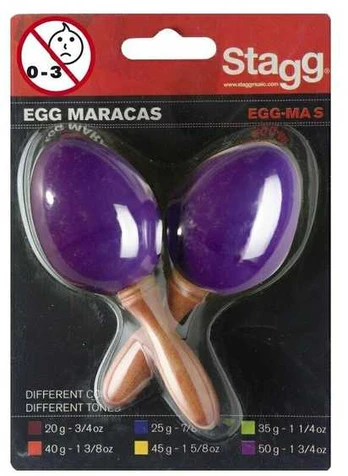 Marakasai Stagg violetiniai