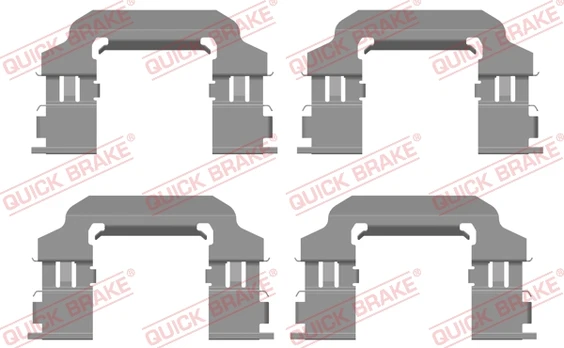 QUICK BRAKE QB109-0138 Brake pad fitting kit