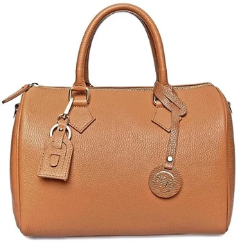 Roberta M Women's leather handbag RM1897 Cognac