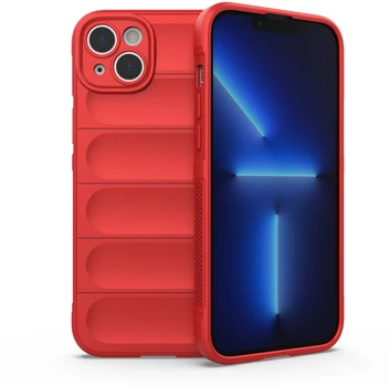 Hurtel Magic Shield Case šarvuotas dėklas iPhone 14 Plus – raudonas