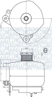 Kintamosios srovės generatorius MAGNETI MARELLI 063732190010