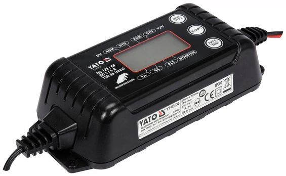 YATO ELEKTRONINIS LYGINTUVAS 12V / 2A / 8A / 15A