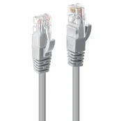 CABLE CAT6 U/UTP 10M/GREY 48007 LINDY kaina