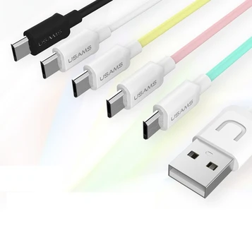 Laidas Usams, Micro USB/USB, 1 m, balta