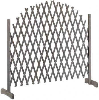 Sodo grotelės 108,5x37x30cm., pilkos spalvos