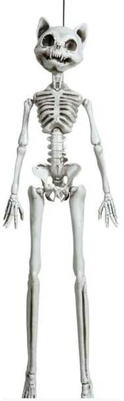 Fiesta Hængende katteskelet, 37 cm
