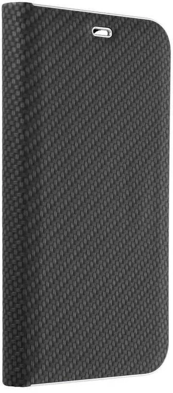 Dėklas Oem LUNA Book Carbon for SAMSUNG A21s juodas