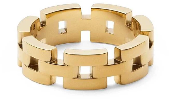 Daniel Wellington Stylish auksinis-plated 3-Link ring DW0040099