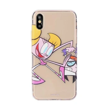 Cartoon Network Dexter Silikoninis dėklas for Apple iPhone XS Max Dexter with Dee Dee