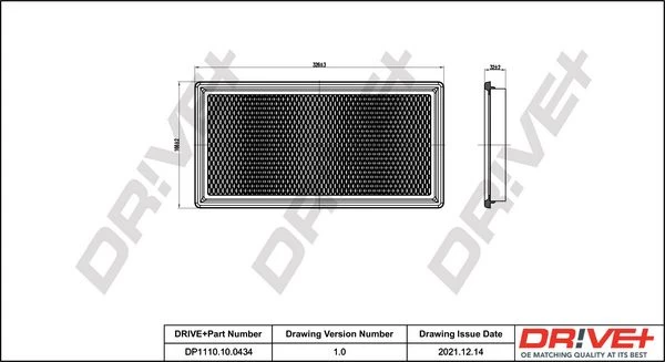 Oro filtras Dr!ve+ DP1110.10.0434