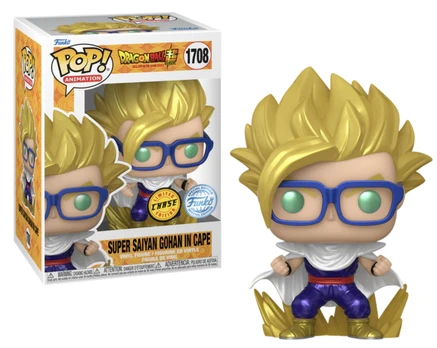 Funko POP! DBZ Super Saiyan Gohan in Cape exclusive chase