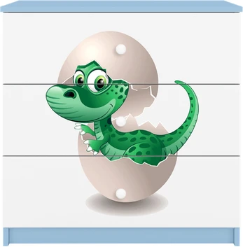 Mėlyna Komoda babydreams dino