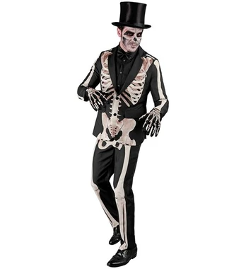 „SKELETONO ŠVENTINIS KOSTIUMAS“ (striukė, kelnės)