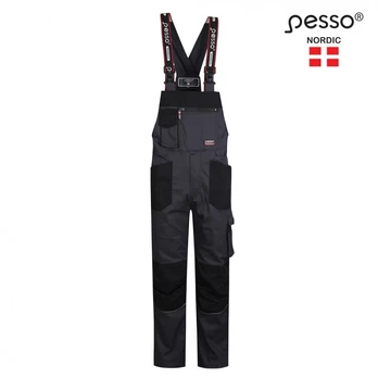 Puskombinezonis PESSO Twill stretch, pilkas