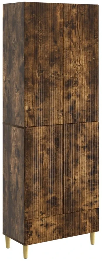 Spintelė 2 pcs Dūminio ąžuolo 66 x 34,5 x 95 cm