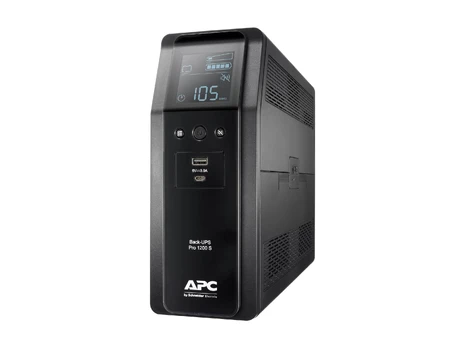 Apc APC BACK UPS PRO BR 1200VA, sinusoidinis, 8 lizdai, AVR, LCD sąsaja