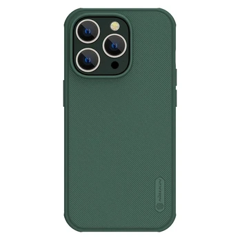 [Užsakomoji prekė] Dėklas iPhone 15 Plus - Nillkin Super Frosted Shield Pro - Deep Žalias