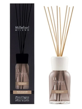 Millefiori Milano REED DIFFUSER 500ML SILK & RICE POWDER Unisex