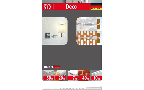Universalus kaištis TOX, Deco 6/41, 8 vnt.